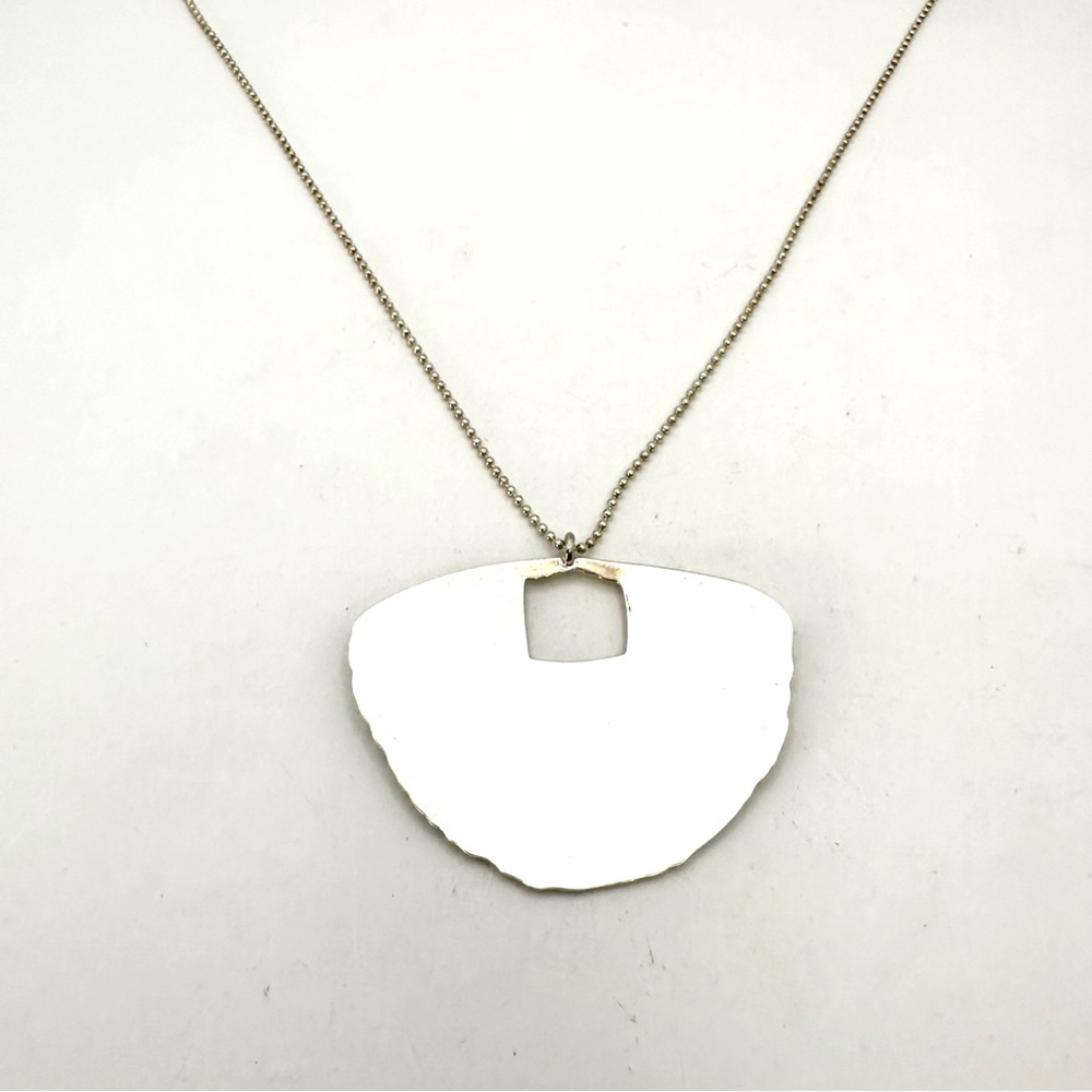 Silpada Retired N2727 Sterling Silver “Big Dreamer” Hammered Pendant Necklace - Picture 4 of 8